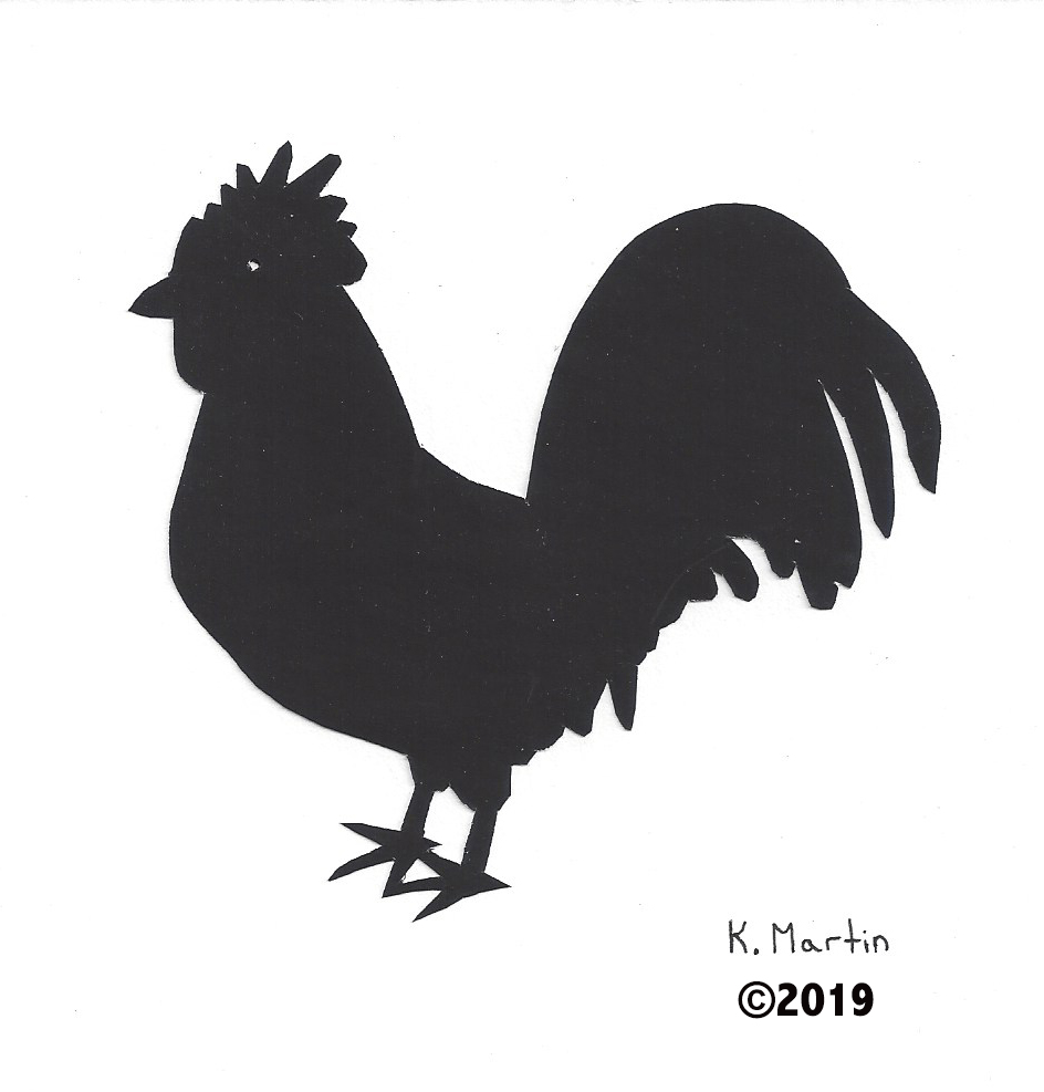 Rooster 5\"x5\"
